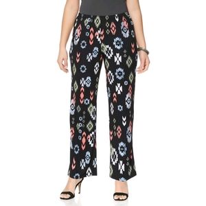 Antthony Aztec Print Pull On Pants Size PM